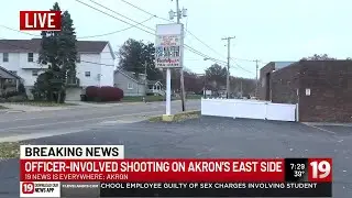 Officer-involved shooting on Akron's East Side