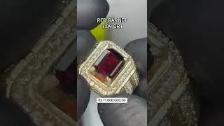 Special ITEM 💎 #natural #red #garnet #jewelry #jewellery #gemstone #gems #batupermata #sapphire