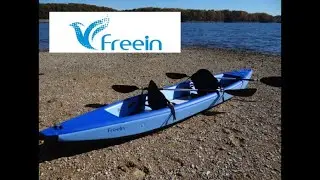 FreeIn 14 ft TouringTandem Inflatable Kayak, Green River Lake, Kentucky