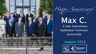 Congratulations and Happy Anniversary! #FRI team members celebrating their anniversary in August.