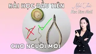 Cách nhặt da trên chanh nail