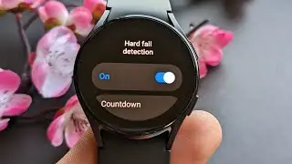 Hard Fall Detection on Samsung Galaxy Watch 6 ,5, 4 ( How to Enable & Setup Number to Call)