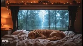 TRAPPED in a VIOLENT Rain Storm Alone: The Ultimate Safe Haven | Solo Female Van Life ASMR