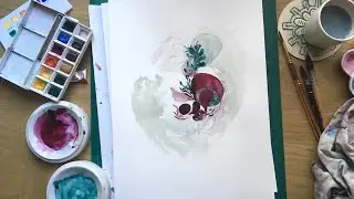 Abstract watercolor paintings: Explore through Freeform & Planned Process — Trailer