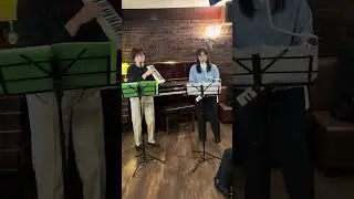 弾き合い会でアイネクライネナハトムジークをダブル鍵ハモで🎹