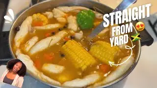 Come Cook Jamaican Chicken Foot Soup With Me 🇯🇲 | Cozy 6-Minute Vlog