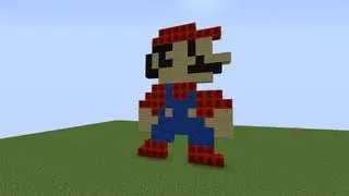 MINECRAFT - PIXEL ART -  MARIO BROS