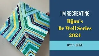 Draw Along | Bijou&rsquo;s Be Well Series 2024 by #Zentangle - Day 7 - Braze - #bewell2024braze