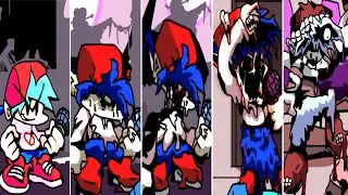 FNF Transformation of Boyfriend (BF Evolution) FULL HORROR GAME [HARD]