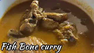 Authentic Goan Fish Bone Curry | Simple & Traditional Recipe | Goan Fish Curry Using Fish Bones