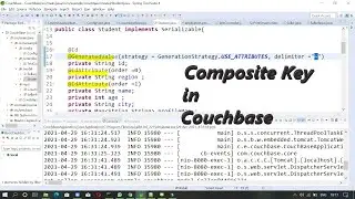 How to create composite key in Couchbase using springboot | Couchbase Springboot