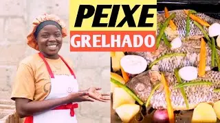 PEIXE GRELHADO a moda da paciência Africana