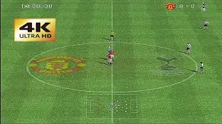 PES 6 - Manchester united vs Tottenham [Gameplay 4K]