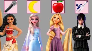Эпическое сияние! Уникальный макияж | Рапунцель, Уэнсдей, Эльза и Моана!