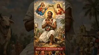 🏳️ Feast of St. Devasahayam Pillai | Catholic Feasts | #catholicreels #feasts #shorts #catholicsaint