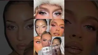 Rose toned icy eyes tutorial🎀💫 #makeup #makeuptutorial #shorts