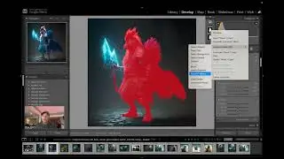 Using Adobe Lightroom to edit my Midjourney AI art for my Tim Ferriss Cockpunch contest submission