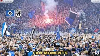 Scenes of Chaos & Joy: Hamburger SV Fans Take Over Stadium & Streets After Promoted to Bundesliga!