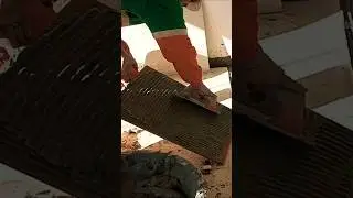 Flawless Ceramic Floor Tiling | Simple Steps, Pro Results #shorts