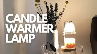 Flower Candle Lamps Warmer with Timer & Dimmer