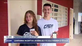 Semana do Jovem Eleitor: campanha incentiva jovens de 17 e 18 anos a tirarem o t&iacute;tulo, em Franca