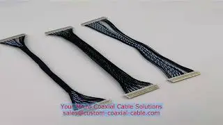 20 pin micro coaxial cable price per meter 45 ohm micro coax Poland supplier 20847-020T-02 Active Vo