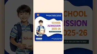 School Admission Open Post in Coreldraw | Admission Post Design #Schoolpost #admissionopen #design
