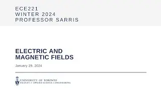 ECE221 Lecture 10: Potential from continuous/discrete charge distributions, electric dipole