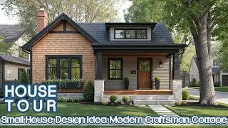 Small House Design Idea : Modern Craftsman Cottage | Cozy Small Space
