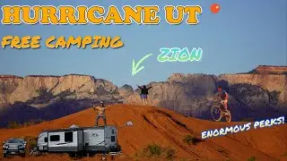 FREE CAMP HURRICANE UTAH | ZION DAY TRIP WITH EASE!
