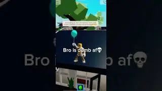 Bro is dumb af💀  credits Clout42 for the vid idea