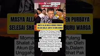Inilah Momen Pak Purbaya Pulang Jum'atan Di Buru Jama'ah #Purbaya #shalatjumat #menkeu #shorts