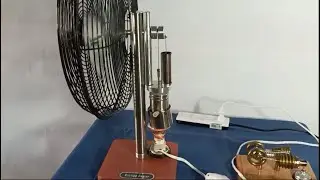 SF-12 Stirling Engine fan / hot air engine fan  part 2