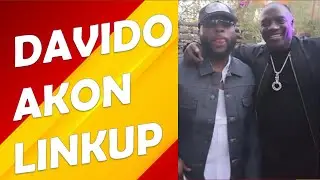 Davido & Akon At YouTube’s Pre #GRAMMY Party In LA !!