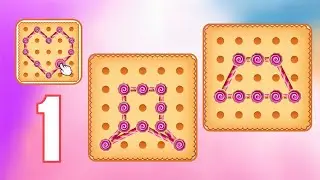 Line Puzzle: Sweet Art ~ Gameplay ep.1 ~ Level 1-15