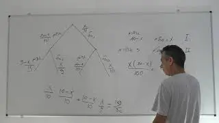 פתרון בגרות 581 קיץ 2017 מועד ב שאלה 3 -הסתברות עץ
