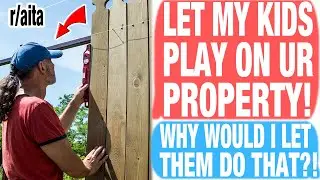 NEIGHBOR THINKS MY BACKYARD IS A PUBLIC PARK, CONSTANTLY TRESPASS, AITA FOR BUILDING A HUGE FENCE?