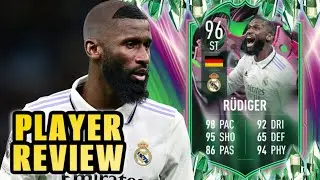 НЕМЕЦКИЙ R9! 96 Обзор игрока-оборотня RUDIGER! - FIFA 23