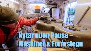 Nyt&aring;r i Majbritts Have: Maskiner, Oprydning og For&aring;rstegn