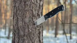 A -13&deg;C test of the Witcher's Elmax steel survival knife. Will the Elmax hold up?
