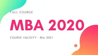 MBA 2020 &mdash; подготовка к экзамену CAT от нуля до мастерства
