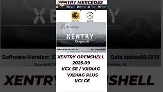 Xentry OpenShell 2025.09 XDOS Самая Стабильная Версия VCX SE VCI C6 C4 C5 Xentry 2025.12 #shorts