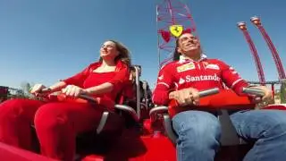 Edurne y Marc Gene Ferrari Land | Car and Driver Espa&ntilde;a