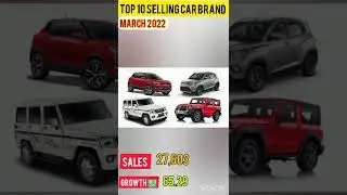 Top 10 Selling Car brand March 2022 Shorts