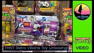 TMNT Retro Toys | Villains Mutant Module 6 pack figure set from Playmates