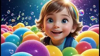 The Magical Bath with Rainbow Foam | Fun Bubble Song for Kids | Colorful Bathtime Rhyme