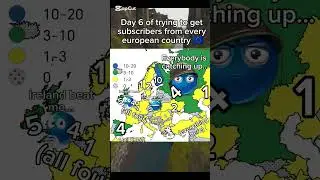 Trying to get subscribers from every european country 🇪🇺 #geographythroughmaps #geography #mapping