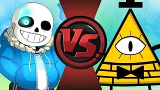 SANS vs BILL CIPHER 2! REMATCH! Cartoon Fight Club Episode 99