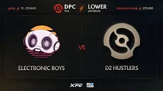 Electronic Boys vs D2 Hustlers, Dota Pro Circuit 2021 NA S2, bo3, game 2 [Lex & Lost]