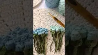 Tulipas em croch&ecirc; 🧶 #mesaposta #crochet